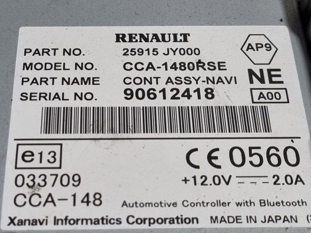 bontott RENAULT KOLEOS Rádió / CD