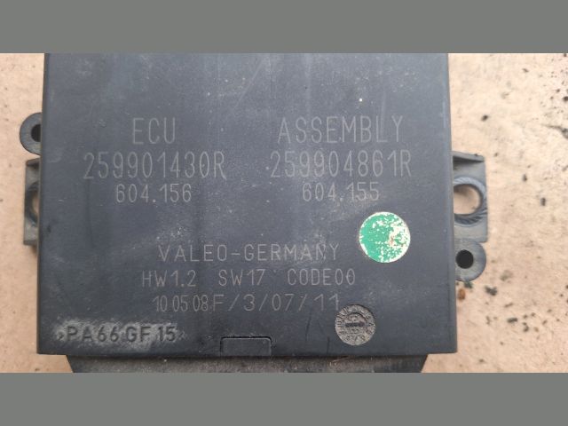 bontott RENAULT KOLEOS Tolatóradar Elektronika