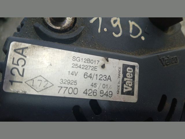 bontott RENAULT LAGUNA II Generátor