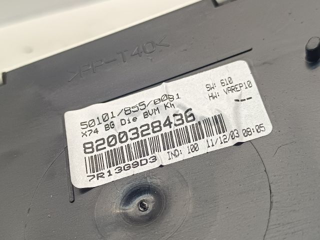 bontott RENAULT LAGUNA II Kilométeróra