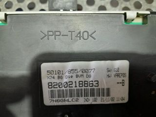 bontott RENAULT LAGUNA II Kilométeróra