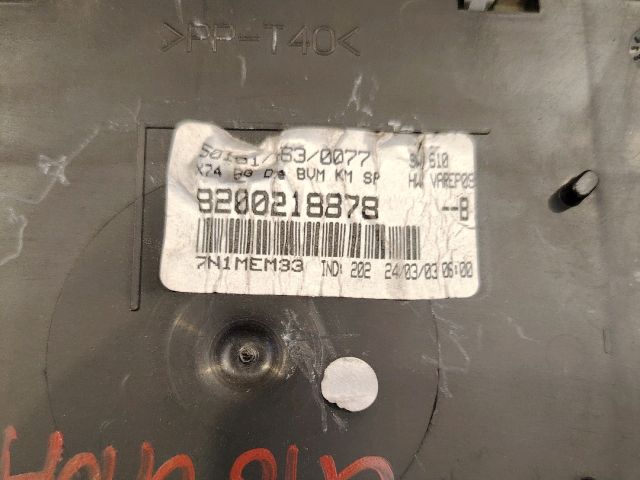 bontott RENAULT LAGUNA II Kilométeróra