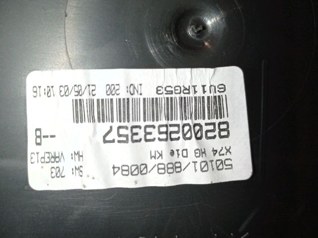 bontott RENAULT LAGUNA II Kilométeróra