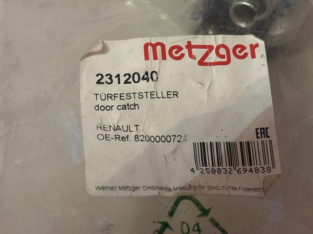 bontott RENAULT LAGUNA II Bal első Ajtóhatároló