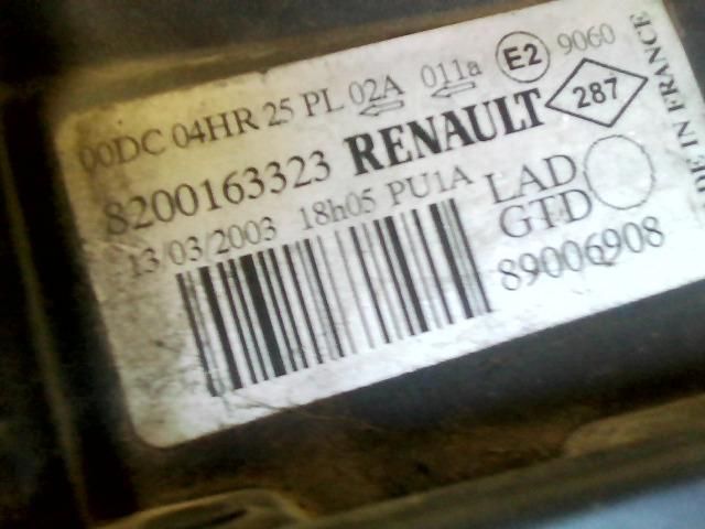 bontott RENAULT LAGUNA II Bal Fényszóró