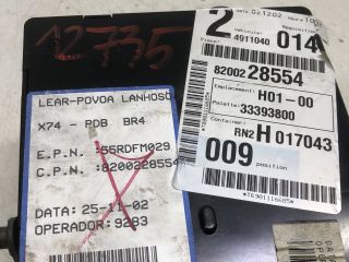 bontott RENAULT LAGUNA II Biztosítéktábla Utastér