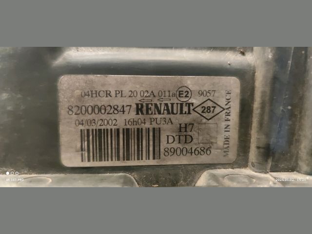 bontott RENAULT LAGUNA II Jobb Fényszóró