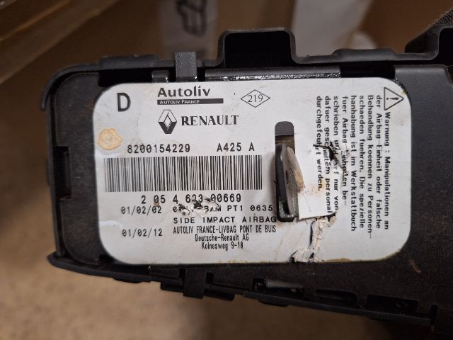 bontott RENAULT LAGUNA II Jobb Oldallégzsák