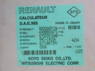 bontott RENAULT LAGUNA II Kormányoszlop Vezérlő