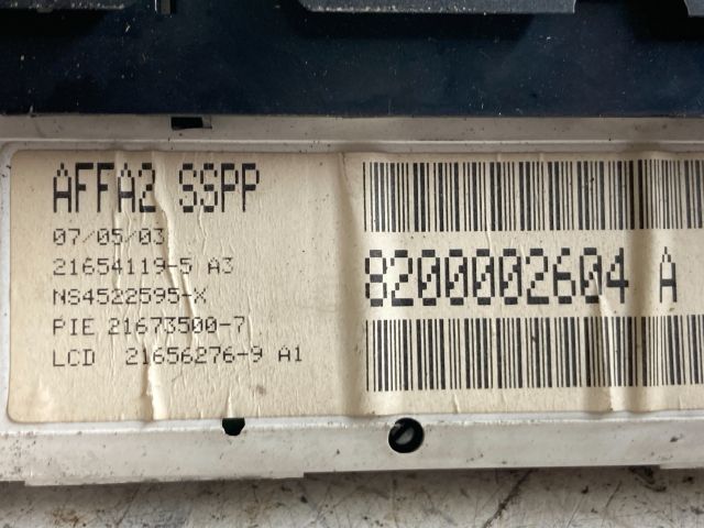 bontott RENAULT LAGUNA II Multifunkciós Kijelző