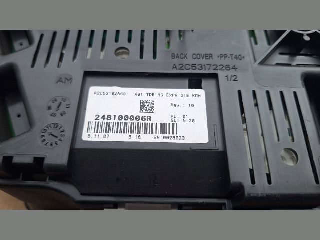 bontott RENAULT LAGUNA III Kilométeróra