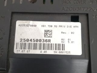 bontott RENAULT LAGUNA III Kilométeróra