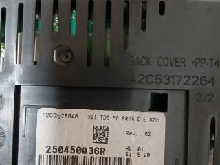 bontott RENAULT LAGUNA III Kilométeróra