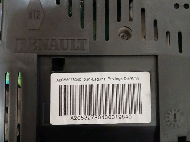 bontott RENAULT LAGUNA III Kilométeróra