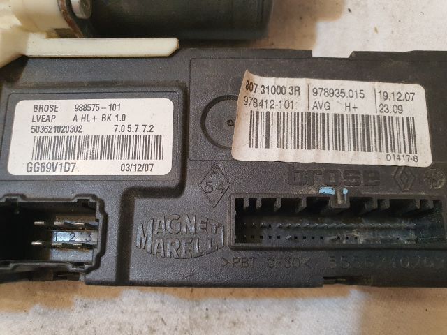 bontott RENAULT LAGUNA III Bal első Ablakemelő Motor