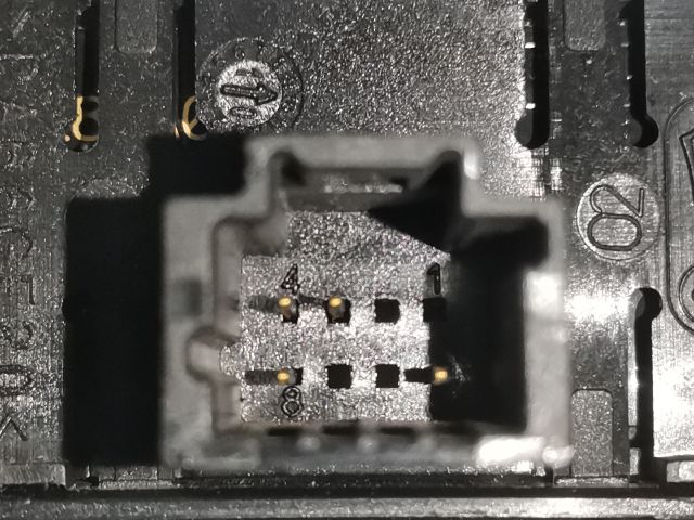 bontott RENAULT LAGUNA III Bal hátsó Ablakemelő Kapcsoló