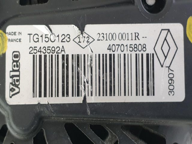 bontott RENAULT LAGUNA III Generátor