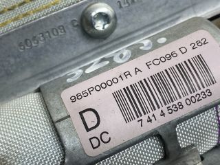 bontott RENAULT LAGUNA III Jobb első Függöny Légzsák