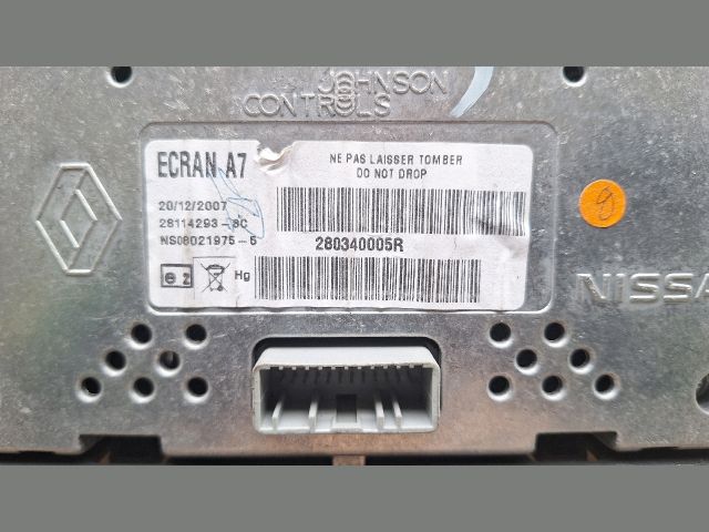 bontott RENAULT LAGUNA III Multifunkciós Kijelző