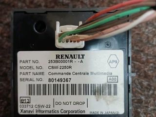 bontott RENAULT LAGUNA III Multimédia Vezérlő