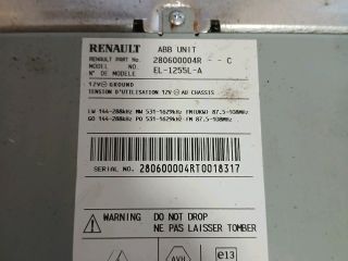 bontott RENAULT LAGUNA III Navigációs Fejegység