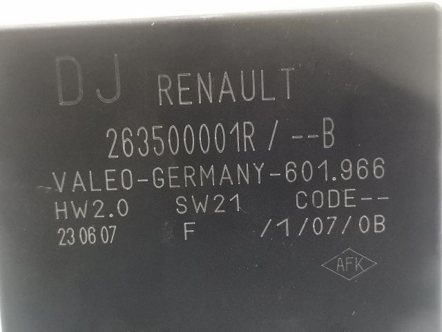 bontott RENAULT LAGUNA III Tolatóradar Elektronika