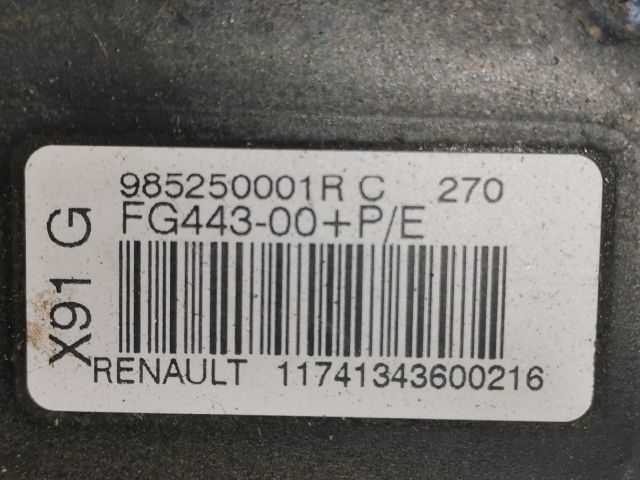 bontott RENAULT LAGUNA III Utasoldali Légzsák