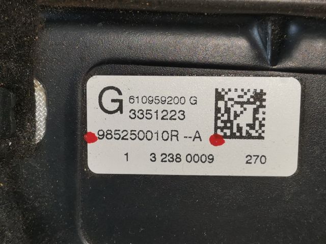 bontott RENAULT LAGUNA III Utasoldali Légzsák