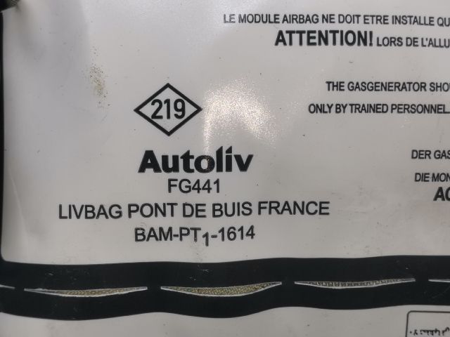 bontott RENAULT LAGUNA III Utasoldali Légzsák