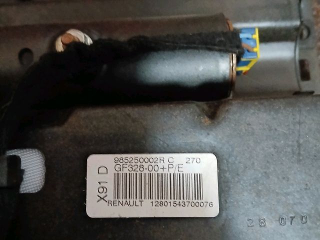 bontott RENAULT LAGUNA III Utasoldali Légzsák