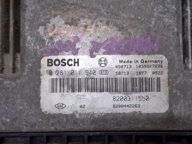 bontott RENAULT MASTER Motorvezérlő