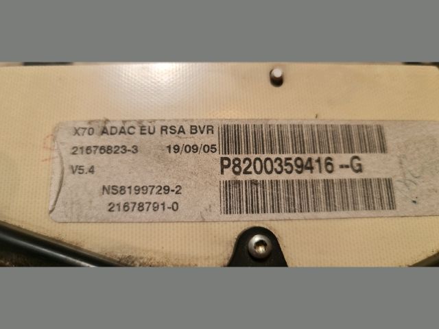 bontott RENAULT MASTER Kilométeróra