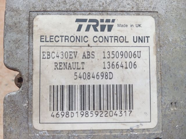 bontott RENAULT MASTER ABS Kocka