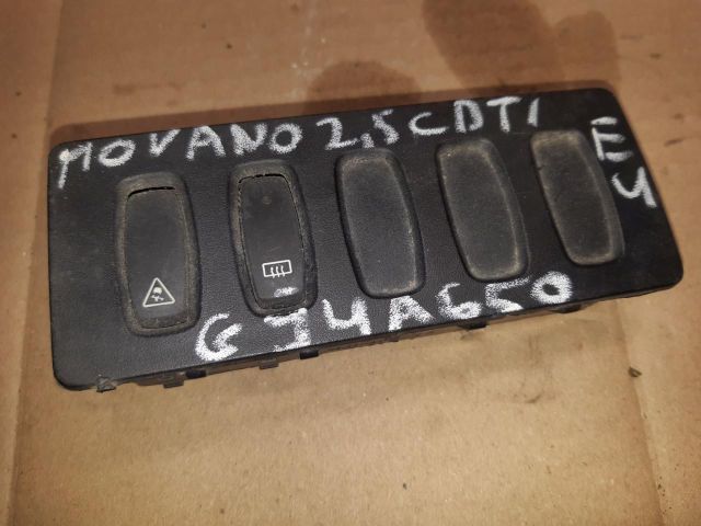 bontott RENAULT MASTER Ablakfűtés Kapcsoló