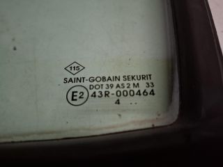 bontott RENAULT MASTER Bal első Fixüveg (Ajtóban)