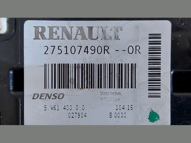 bontott RENAULT MASTER Fűtéskapcsoló (manuális klímás)