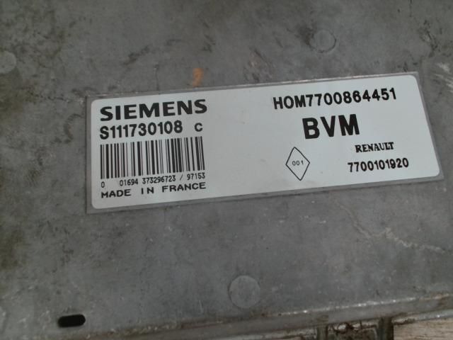 bontott RENAULT MEGANE I Motorvezérlő