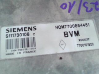 bontott RENAULT MEGANE I Motorvezérlő