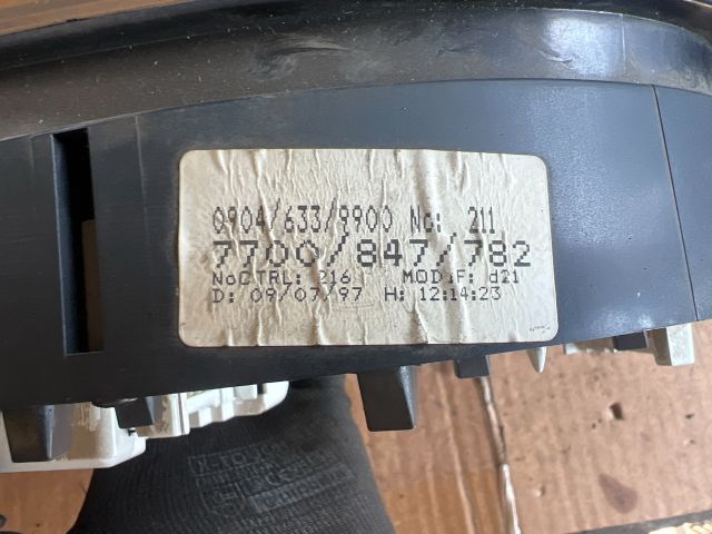 bontott RENAULT MEGANE I Kilométeróra