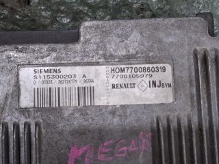 bontott RENAULT MEGANE I Motorvezérlő