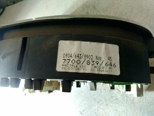 bontott RENAULT MEGANE I Kilométeróra