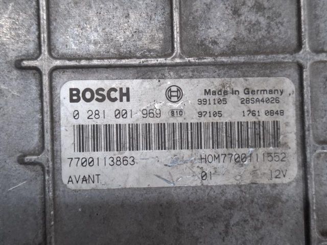 bontott RENAULT MEGANE I Motorvezérlő