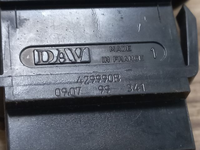 bontott RENAULT MEGANE I Ablakfűtés Kapcsoló