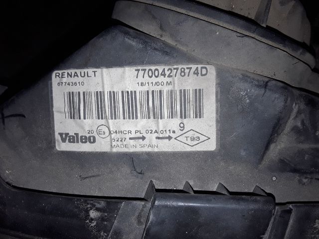 bontott RENAULT MEGANE I Bal Fényszóró