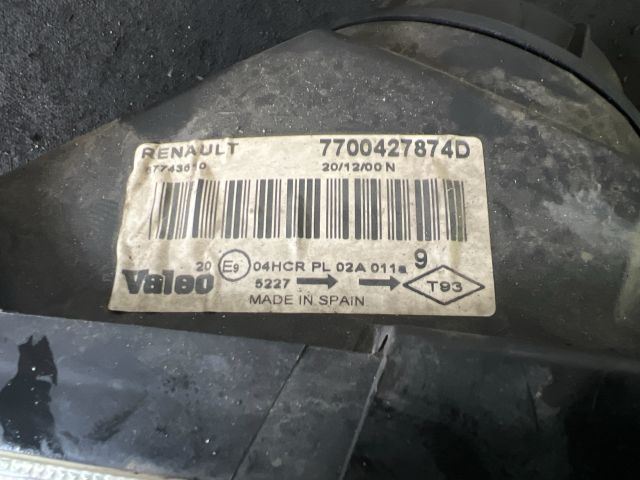 bontott RENAULT MEGANE I Bal Fényszóró