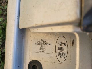 bontott RENAULT MEGANE I Csomagtérajtó (Üres lemez)