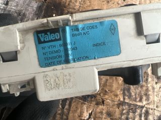 bontott RENAULT MEGANE I Fűtéskapcsoló (manuális klímás)