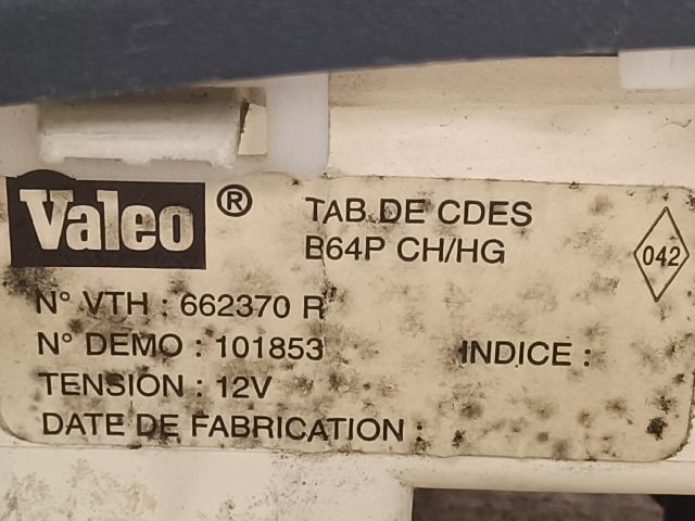 bontott RENAULT MEGANE I Fűtéskapcsoló (Nem klímás)