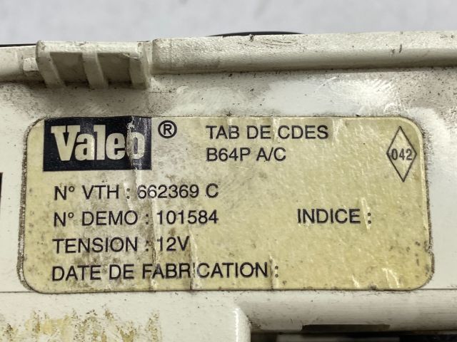 bontott RENAULT MEGANE I Fűtéskapcsoló