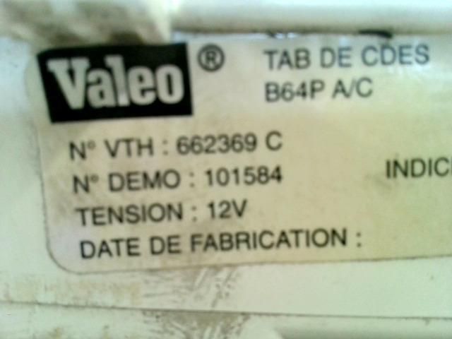 bontott RENAULT MEGANE I Fűtéskapcsoló